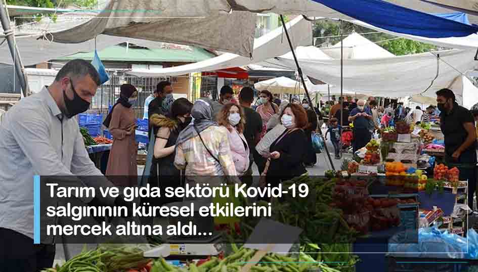 Tarım ve gıda sektörü Kovid-19 salgınının küresel etkilerini mercek altına aldı