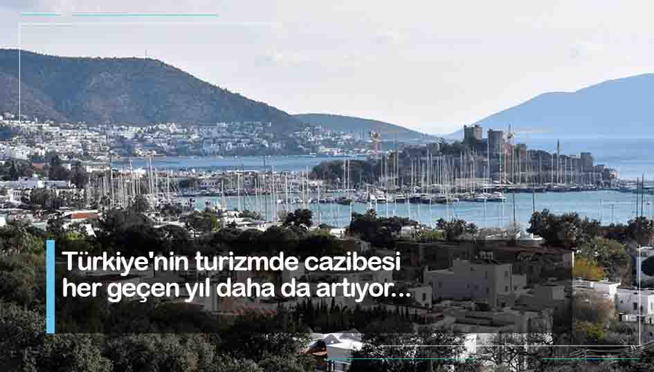 Türkiye'nin turizmde cazibesi her geçen yıl daha da artıyor